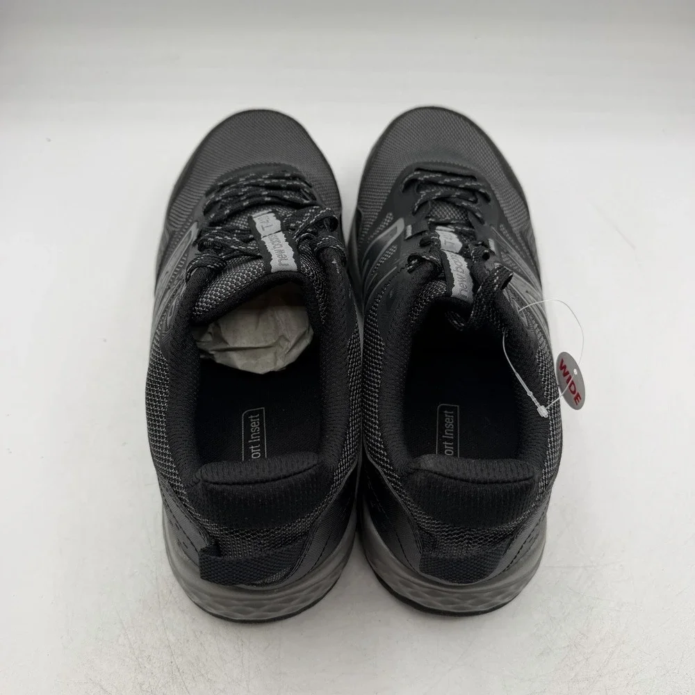 New Balance T410 Trail Running Shoes Men 10 4E EXTRA WIDE Black Sneaker MT410LB8